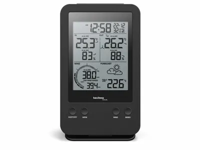 Produktbild von TECHNOLINE Wetterstation WS 9008, mit Windmesser