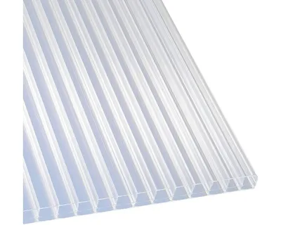 Produktbild von Gutta Polycarbonat Hohlkammerplatte/Stegplatte 20-16 opal weiss 2000 mm x 980 mm x 16 mm