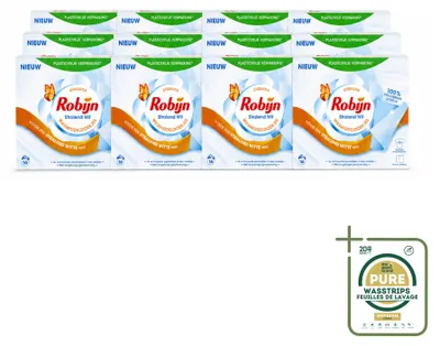 Produktbild von 12 x Robijn Classics Wasmiddelstrepen Stralend Wit - Vorratspackung - 12 Stücke