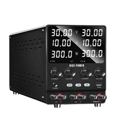 Produktbild von DC-Stromversorgung, Dual-Channel, Hochpräzise Leistung, SPS3010-2KD 30V10A, AC 220V