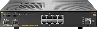 Obrázek produktu pro HPE 2930F 8G PoE+ 2SFP+ - Switch - Switch - 1 Gbps