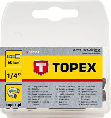 Image de Porte-embout TOPEX, 1/4", 60 mm