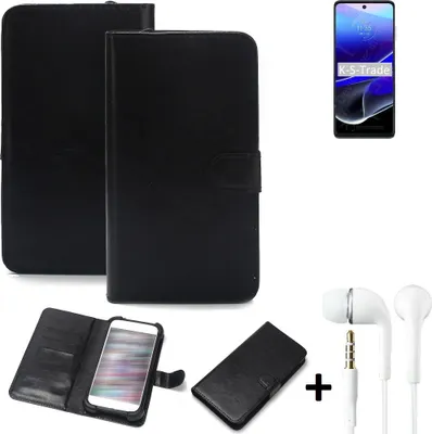 Produktbild von K-S-Trade Wallet Case Handyhülle kompatibel mit Motorola Moto G Stylus 5G (2022) Schutzhülle Flip cover Flipstyle Tasche Hülle Flipcover Slim