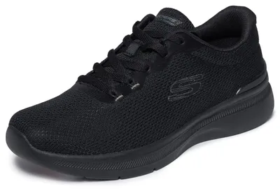 Produktbild von Skechers Damen Dynamight 3.0 Radiant Hour Turnschuhe, Black Mesh Synthetic Black