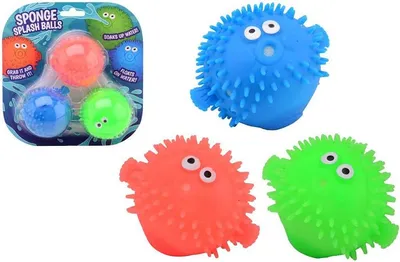 Produktbild von Wasserballons mit Schwamm 3 Stk