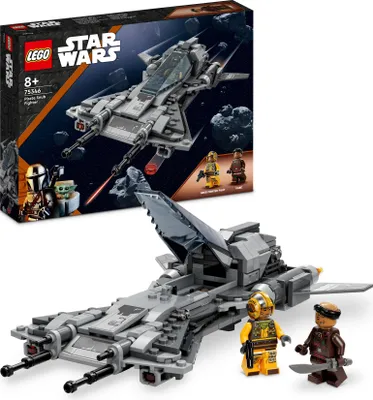 Produktbild von LEGO 75346 Star Wars Snubfighter der Piraten Set, The Mandalorian Staffel 3 Spielzeug zum Bauen mit Starfighter Modell, Pilot und Vane Minifiguren, Sammelstück Geschenk für Kinder