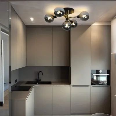 Produktbild von 5-flammige LED Deckenlampe 25W Bernstein Glas 67cm für Wohnzimmer Esszimmer Schlafzimmer