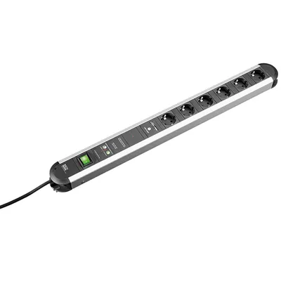 Produktbild von BACHMANN PRIMO Steckdosenleiste 6x Schutzkontakt, Gerätevollschutz, Schalter, USB-Charger, 1,75 m