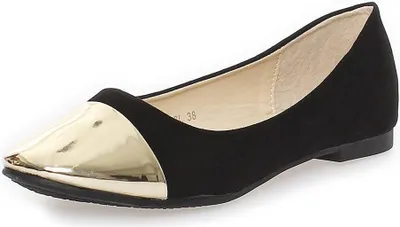 Produktbild von Ballerinas Damen Schuhe Sommerschuhe; Schwarz/37
