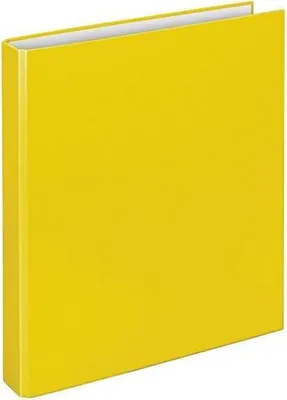 Image de VELOFLEX 1143010 VELOFLEX Basic Ringbuch 4-Ringe gelb 3,5 cm DIN A4