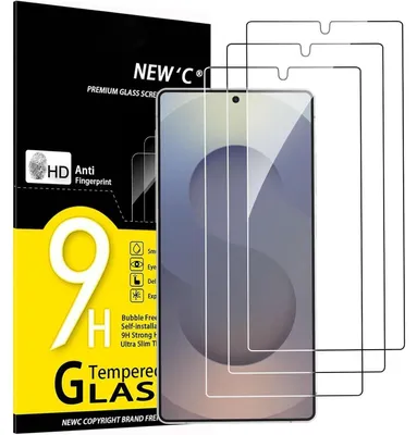 Immagine prodotto di Vetro protettivo per Samsung Galaxy S25 Ultra da 6,9 pollici, confezione da 3 pezzi, durezza 9H, pellicola protettiva HD, resistente ai graffi, oleorepellente