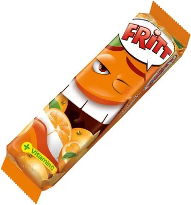 Produktbild von Fritt Orange Löslicher Kaugummi 70 g