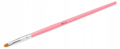 Produktbild von Maxim Gel-Nagelpinsel Größe 4 Rosa Holz Manicure-Pinsel