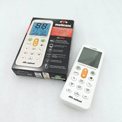 Immagine prodotto di Meliconi telecomando universale aria condizionata display retroilluminato bianco