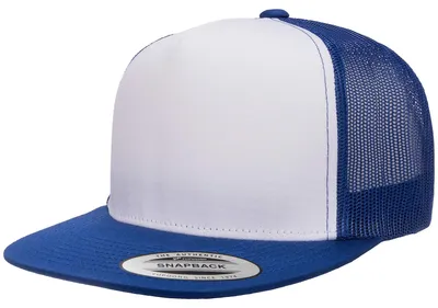Produktbild von Yupoong - "Classic" Trucker Cap FK1760 (Einheitsgröße) (Weiß/Königsblau)