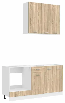 Productafbeelding van vidaXL Keukenelement LYON, 5 stuks, Sonoma-eikenhout fineer