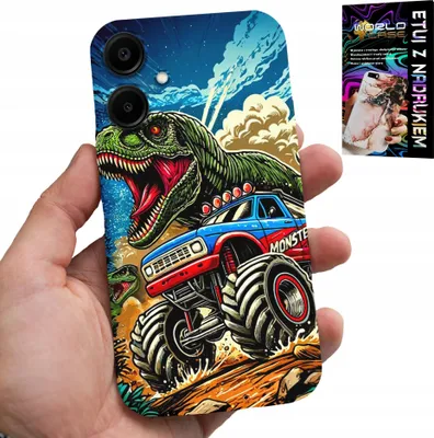 Produktbild von Gehäuse Für Samsung Galaxy A06 5G - Dinosaurier Im Monstertruck-Design Für Kinder