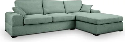Produktbild von xonox.home Veda Sofa L-Form rechts petrol B/H/T: 308x90x186cm