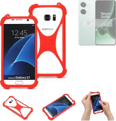 Produktbild von K-S-Trade Handy-Hülle kompatibel mit OnePlus Nord 3 5G Schutz-Hülle Bumper Silikon Schutz Hülle Cover Case Silikoncase Silikonbumper TPU Softcase