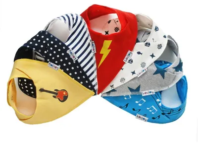 Productafbeelding van Set van 7 Bandana Slabbetjes voor Kinderen