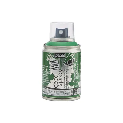 Produktbild von Pébéo Decospray Acryl-Sprühfarbe, 100 ml, Weihnachtsgrün