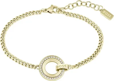 Image de Beau bracelet en acier doré 1580504