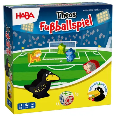 Productafbeelding van Theos voetbalspel: een coöperatief spel voor kinderen vanaf 3 jaar. Een bordspel