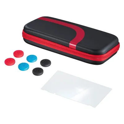 Zdjęcie produktu dla Zestaw HAMA na Nintendo Switch czarno-czerwony
