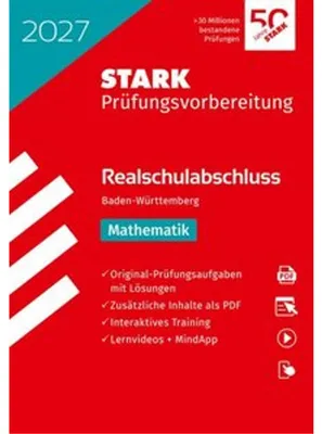 Immagine prodotto di STARK Mathematik - Realschulabschluss 2027 BW - Prüfungsvorbereitung