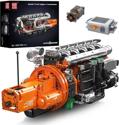 Obrázok produktu pre Mould King 10200 Truck Engine Technology Motor Clamping Block 3236ks Stavebnica hračiek - NOVINKA