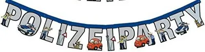 Produktbild von Polizeieinsatz Kindergeburtstag Girlande 165cm