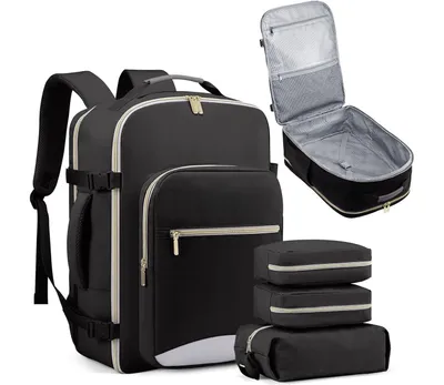 Produktbild von MODFU 40L Laptoprucksack Laptop Rucksack, Wasserbeständig Laptoptasche 180° Öffnen und Schließen, Anti-Diebstahl, Backpack mit Laptopfach