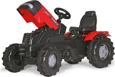Obrázok produktu pre Rolly Toys šliapací traktor Case Puma, pneumatiky Whisper, nastaviteľné sedadlo, od 3 rokov