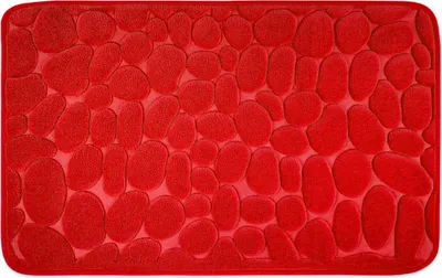 Obrázok produktu pre WohnDirect mäkká penová podložka do vane LONDON červená 50 x 80 cm