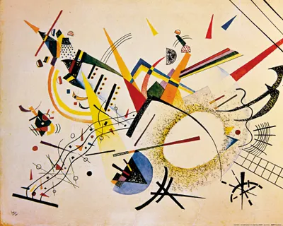 Obrázek produktu pro Wassily Kandinsky umělecký obraz - Kompozice, 1922 (40 x 50 cm)