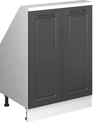 Produktbild von Dachschrägenschrank Vicco Rion Anthrazit Landhaus mit 2 Türen, Model 56131