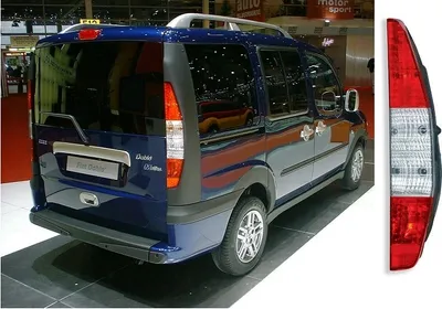 Produktbild von Fiat Doblo Bremsleuchte hinten rechts, für 2-türige und Heckklappenvarianten, 46738734 | 2002-2004