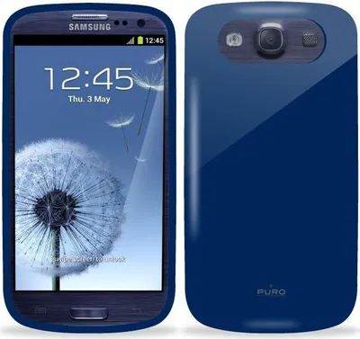 Produktbild von PURO Plasma cover, Cover, Samsung, Galaxy S3, Blau