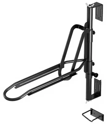 Produktbild von Fahrrad-Wandhalterung - Fahrradständer - Klappbar - Verstellbar - Stahl - 1 Fahrrad - Platzsparend - Schwarz