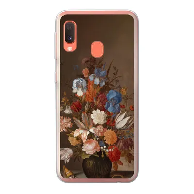 Produktbild von MuchoWow® Handyhülle Schutzhülle Hülle für Samsung Galaxy A20e Stilleben mit Blumen - Kunst - Alte Meister Silikon Softcase Handy Hülle - Abdeckung