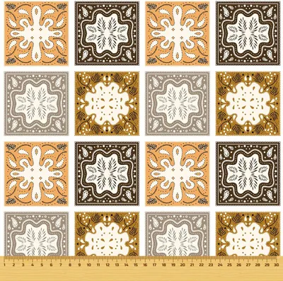Produktbild von OUTDOOR DEKOSTOFFE OXFORD - Motiv orientalisch kariert I DR040