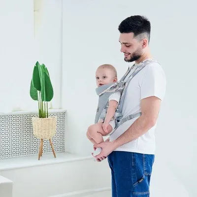 Produktbild von Gesundheitsfördernde Reisebeutel atmungsaktives Material, leichtes Gewicht, grau, für Babys
