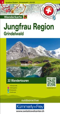 Obrázek produktu pro Hallwag Turistická mapa 04 Jungfrau 1 : 50 000