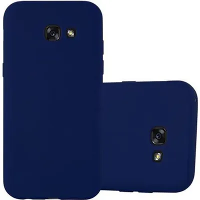 Immagine prodotto di Cadorabo custodia per Samsung Galaxy A5 2017 custodia protettiva in blu custodia per telefono cellulare TPU custodia in silicone cover