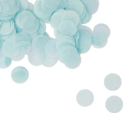 Produktbild von Oblique Unique Papier Konfetti 1000 Stk Tischdeko Geburtstag Party Hochzeit -hellblau