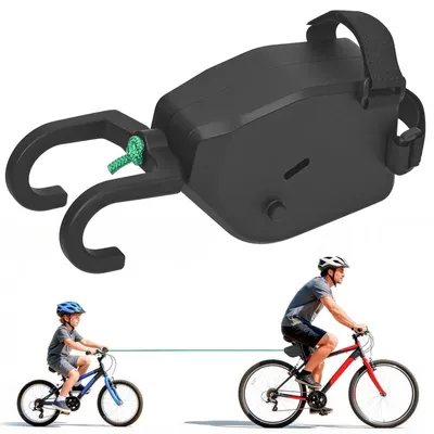 Image de Câble de remorquage pour vélo, enfant, 2,5 mètres, rétractable, pour VTT, usage extérieur