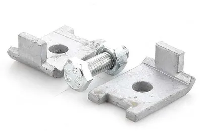 Immagine prodotto di Connettore a L per recinzioni LogistSystem, colore antracite RAL 7016 | Connettore angolare per pannelli di recinzione | Rivestito a polvere | 1 pezzo