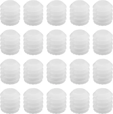 Produktbild von Famanu Scharnierpluggen Kunststoff 100 Stück - M4 x 10 mm, Weiß