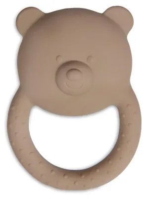 Imagen del producto de Mordedor de goma natural con forma de osito de peluche - Sabor a galleta