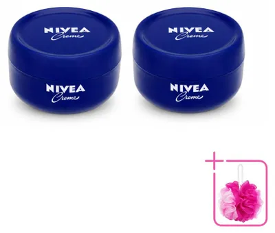 Imagen del producto de 2 unidades de NIVEA Crème - Crema hidratante nutritiva - 200 ml - Paquete económico - 2 unidades